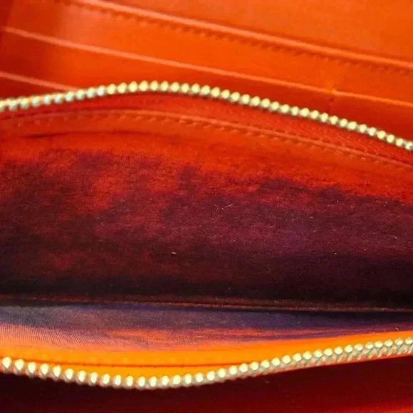Dior Rendezvous Red Leather Wallet-On-Chain - Picture 15 of 16